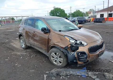 2018 Kia Sportage Lx из США, поврежденный, VIN KNDPMCAC0J7413607